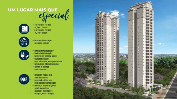 Venda, 3 dormitórios em Cidade Jardim Residence Club - 2