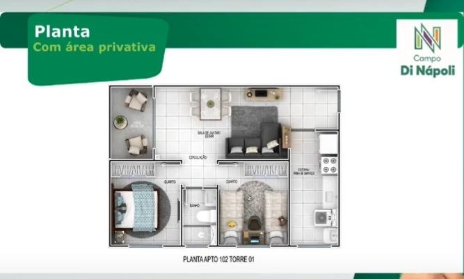 Locação, 2 dormitórios em Campo Di Nápoli - 18