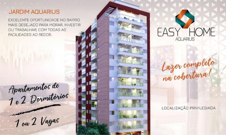 Venda, 2 dormitórios em Easy Home Aquarius - 2