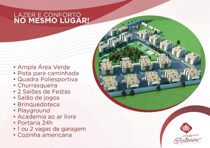 Venda, 2 dormitórios em Villagio Di Antonini - 7