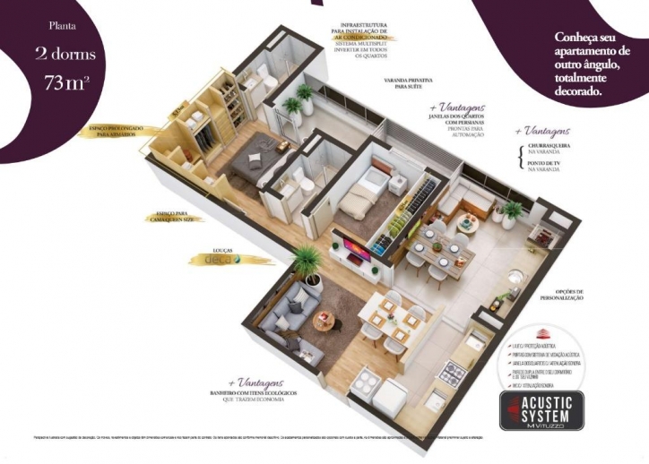 Venda, 3 dormitórios em Blessed Aquarius Exceptional - 17