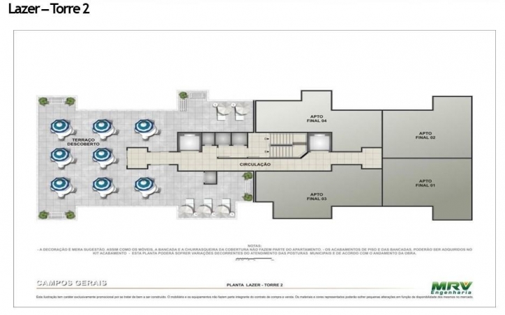 Venda, 2 dormitórios em Spazio Campos Gerais - 26