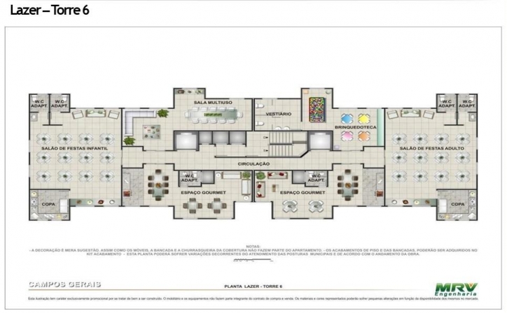 Venda, 2 dormitórios em Spazio Campos Gerais - 30