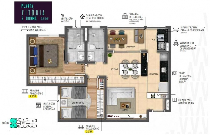 Venda, 3 dormitórios em Maranata Parque Industrial - 16
