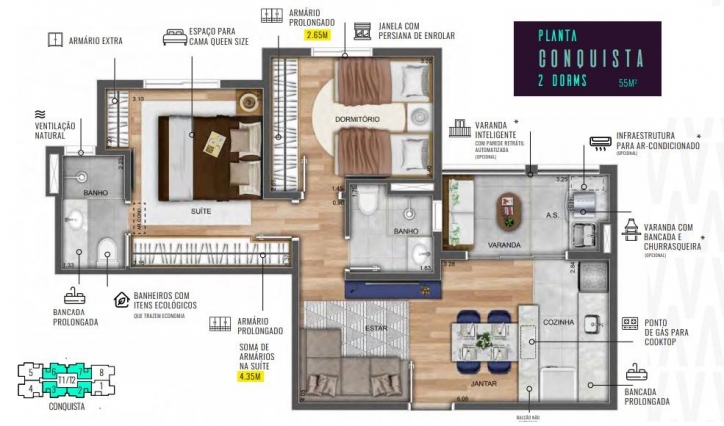 Venda, 3 dormitórios em Maranata Parque Industrial - 17