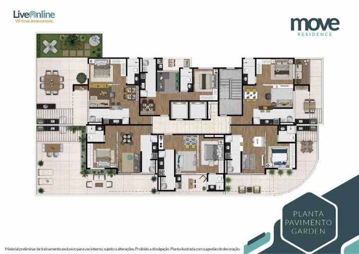 Locação, 1 dormitório em Move Residence - 16