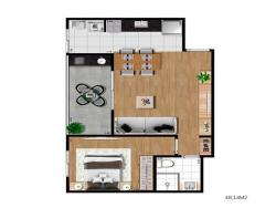 Planta 48,14 m²