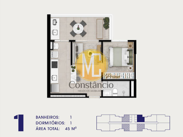 3 dormitórios para Venda em Quadria Jd Aquarius - 25