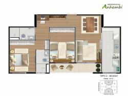 2 dormitórios para Locação em Residencial Anhembi - 6