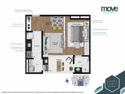 1 dormitório para Locação em Move Residence - 20
