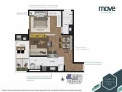 1 dormitório para Locação em Move Residence - 24