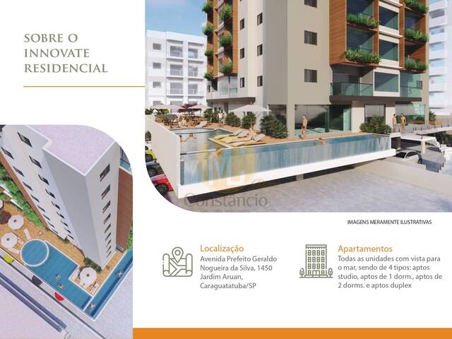 #LC603 - Apartamento para Venda em Caraguatatuba - SP