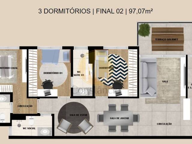 #LC776 - Apartamento para Venda em São José dos Campos - SP - 2