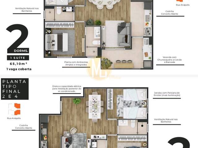 #AP1310 - Apartamento para Venda em São José dos Campos - SP - 3